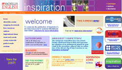 učebnice Inspiration webová stránka