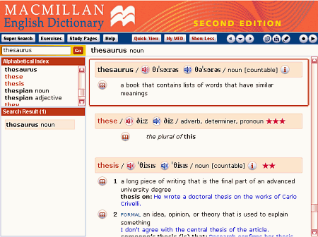 Macmillan English Dictionary cdrom